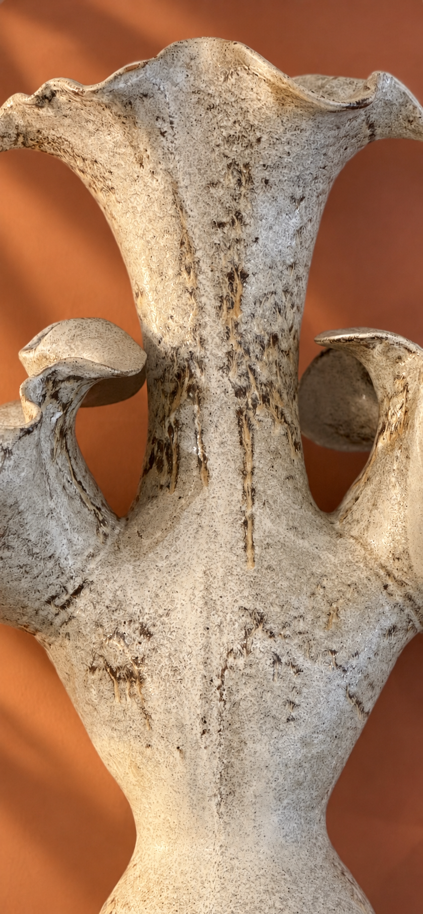 Ruffled Statement Vase