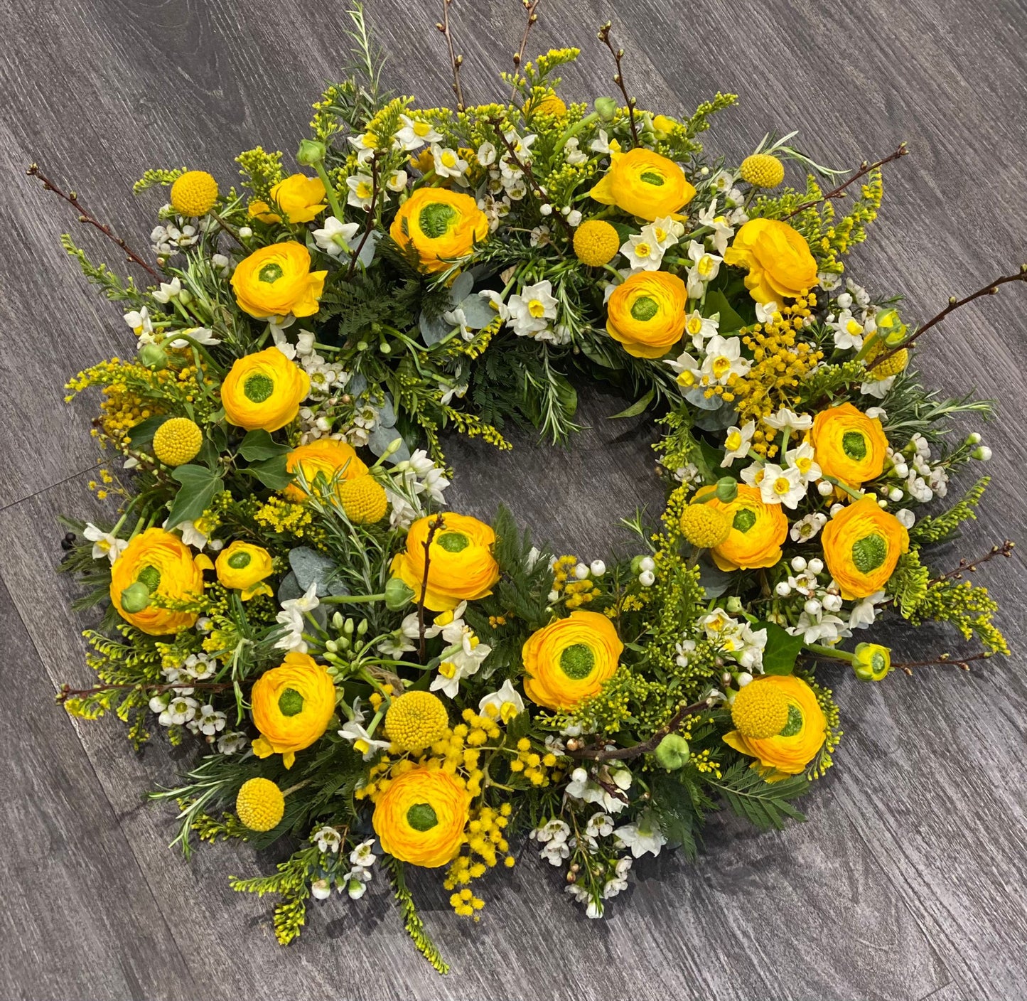 Buttercup wreath