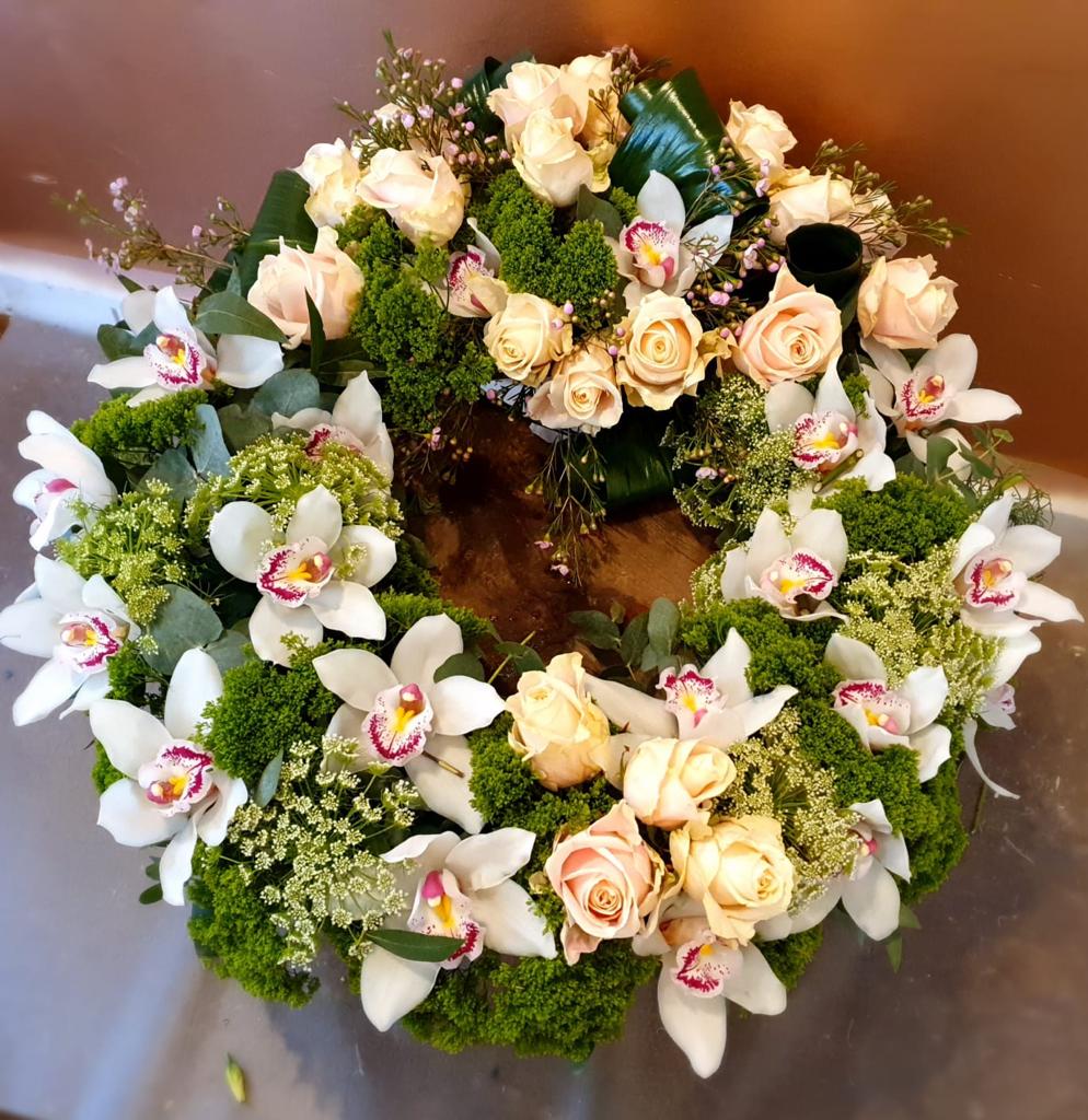 Cymbidium wreath