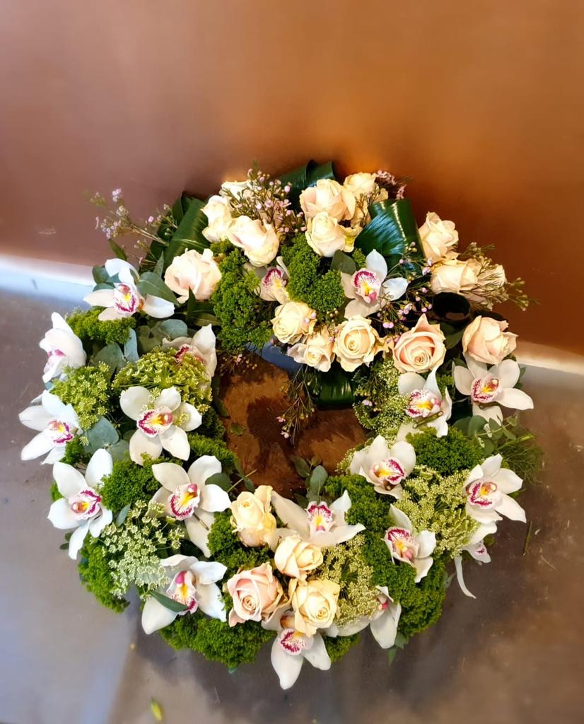 Cymbidium wreath