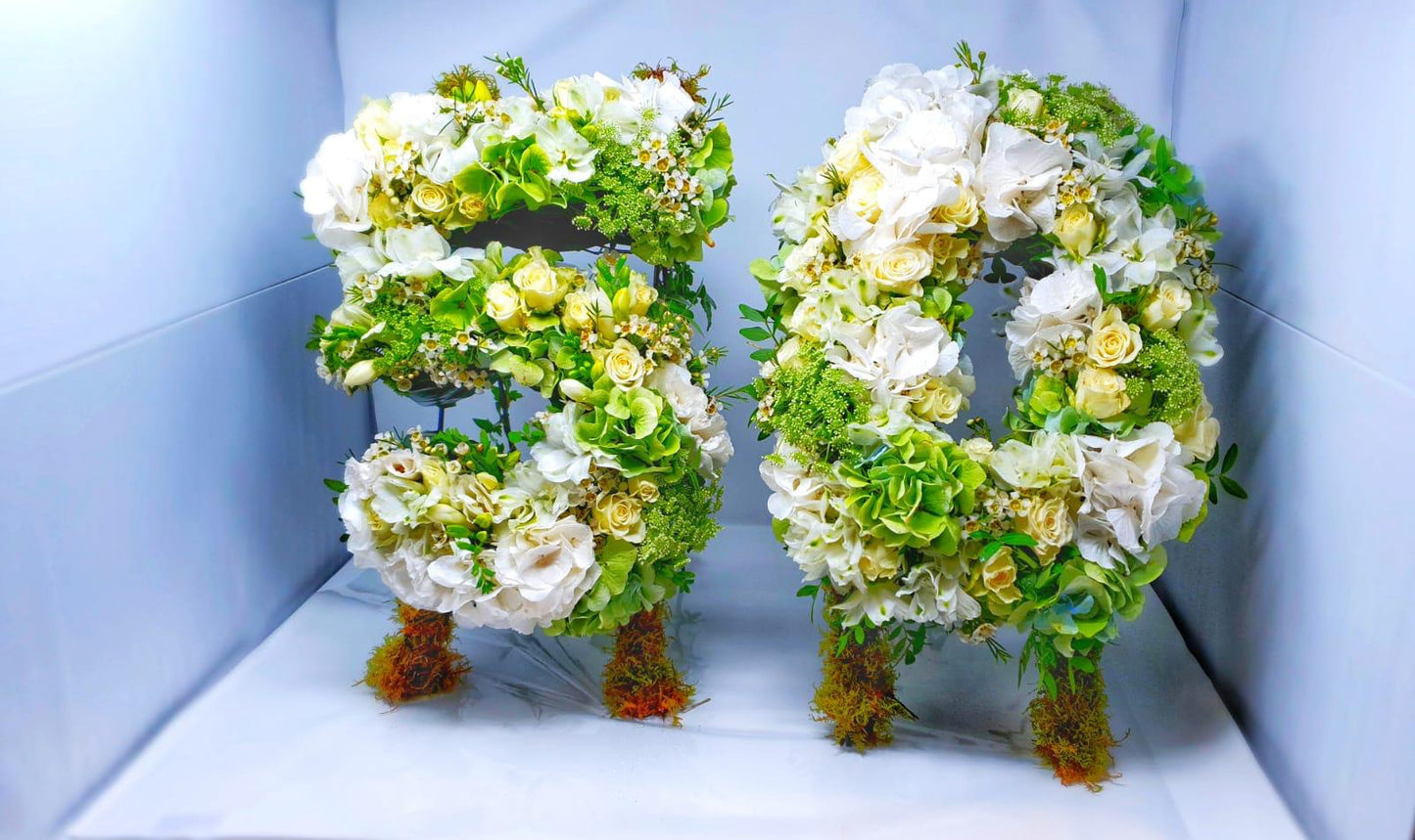 Floral Number Arrangements