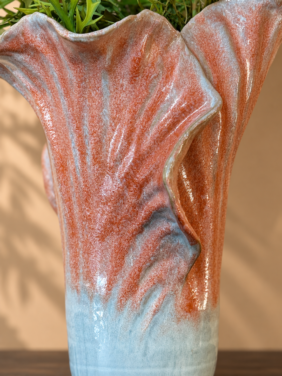 Coral Wave Vase