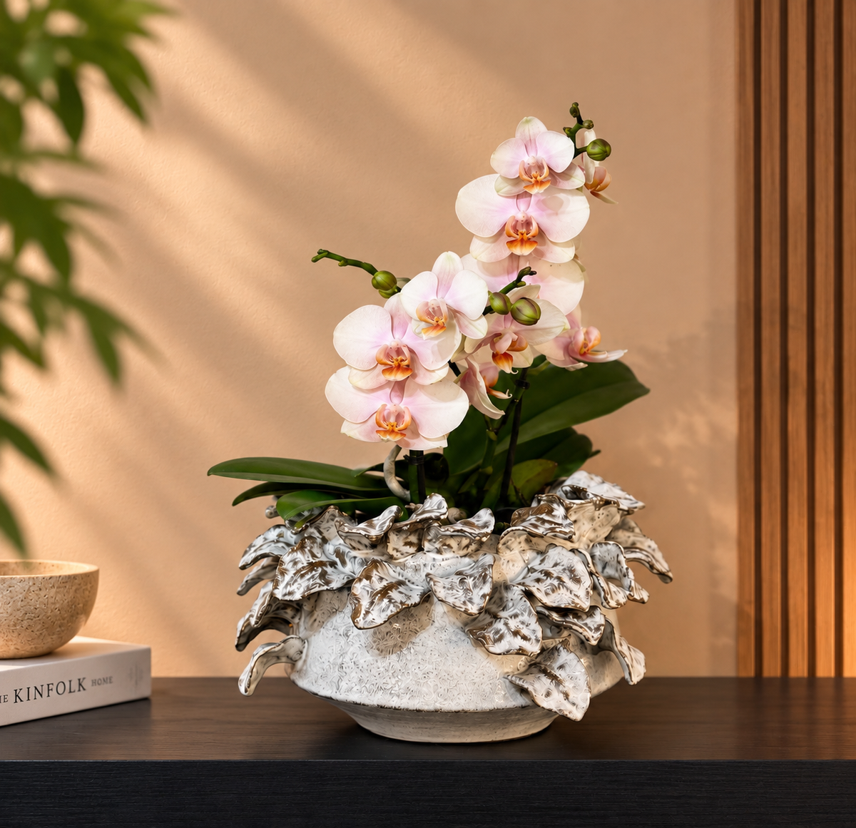 Cascading Petal Pot