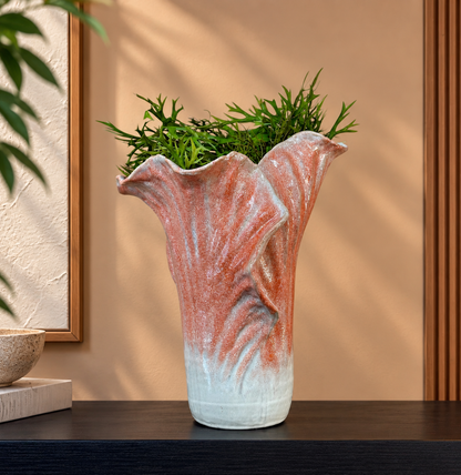 Coral Wave Vase