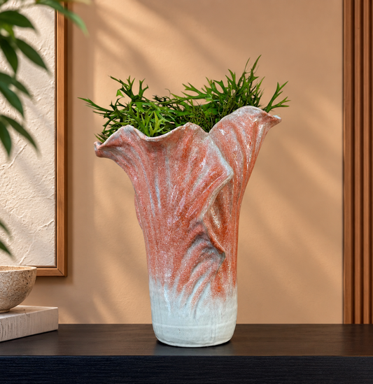 Coral Wave Vase